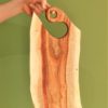 tagliere di design in legno di carrubo